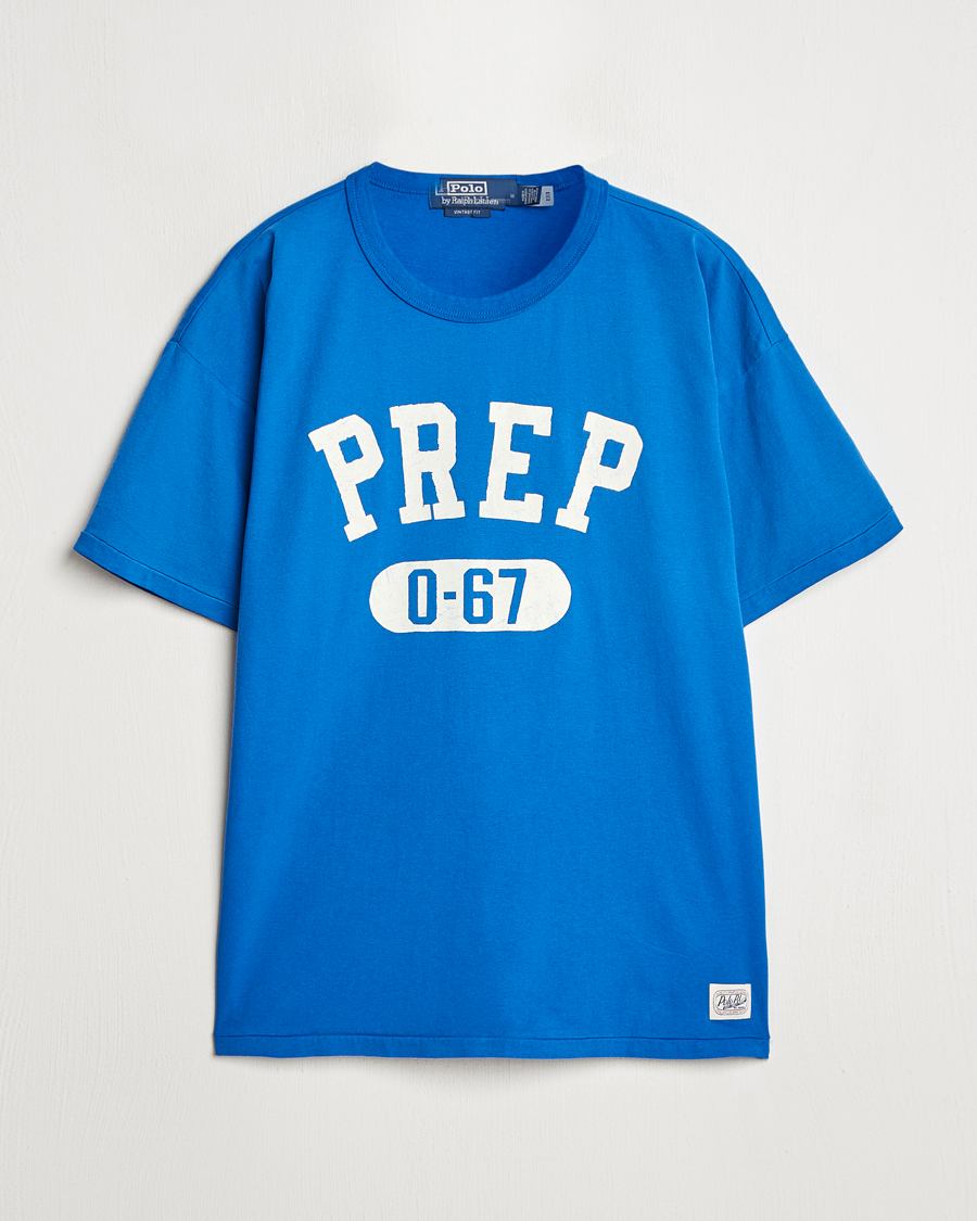 Herren | T-Shirts | Polo Ralph Lauren | Vintage Crew Neck T-Shirt Heritage Blue