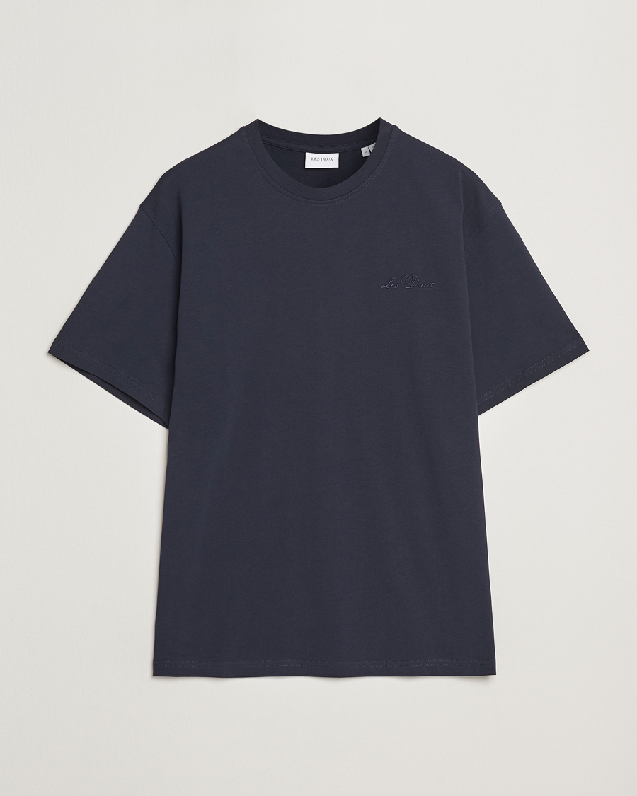 Herren | T-Shirts | LES DEUX | Crew T-Shirt Dark Navy