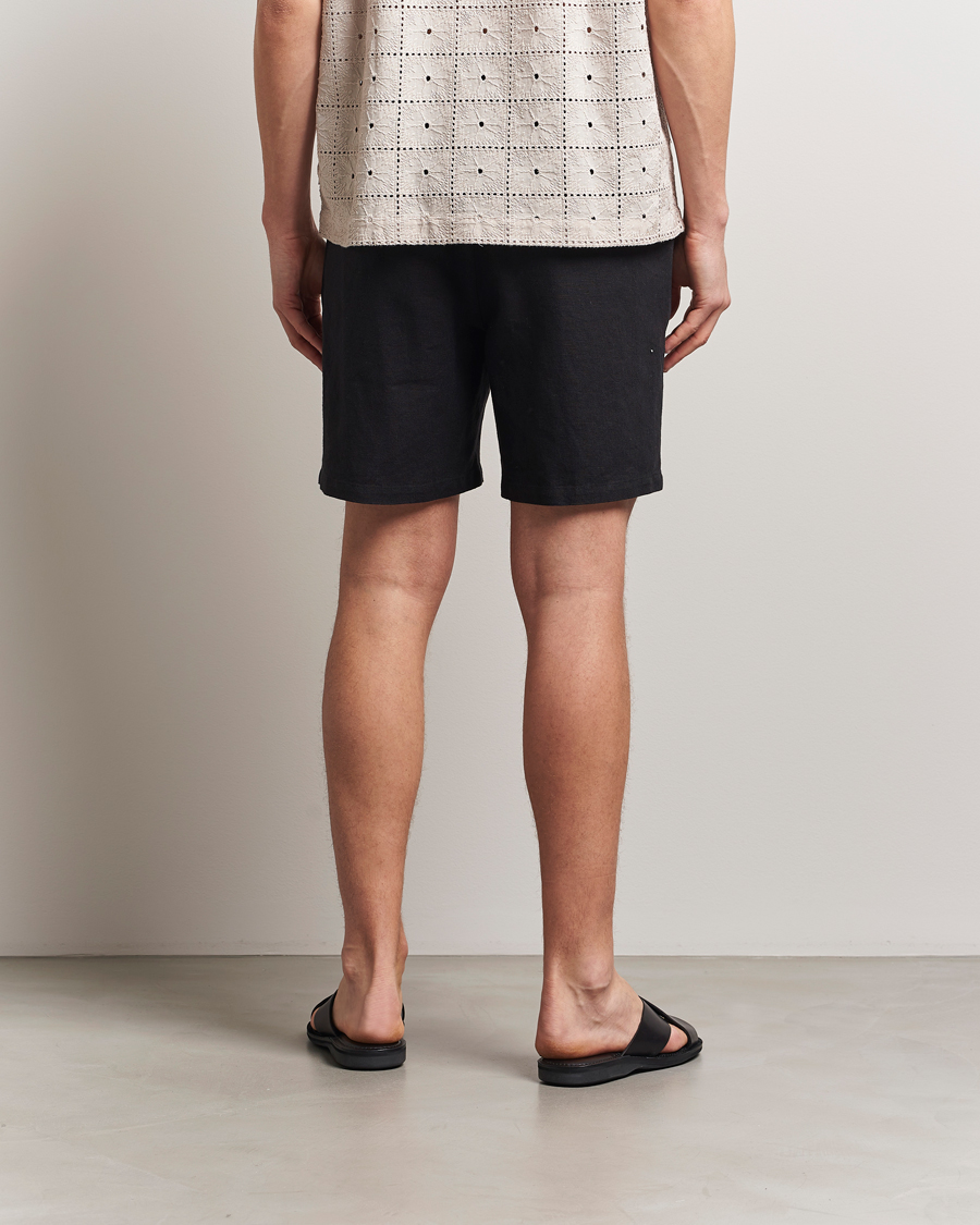 Herren | Shorts | LES DEUX | Otto Linen Shorts Black