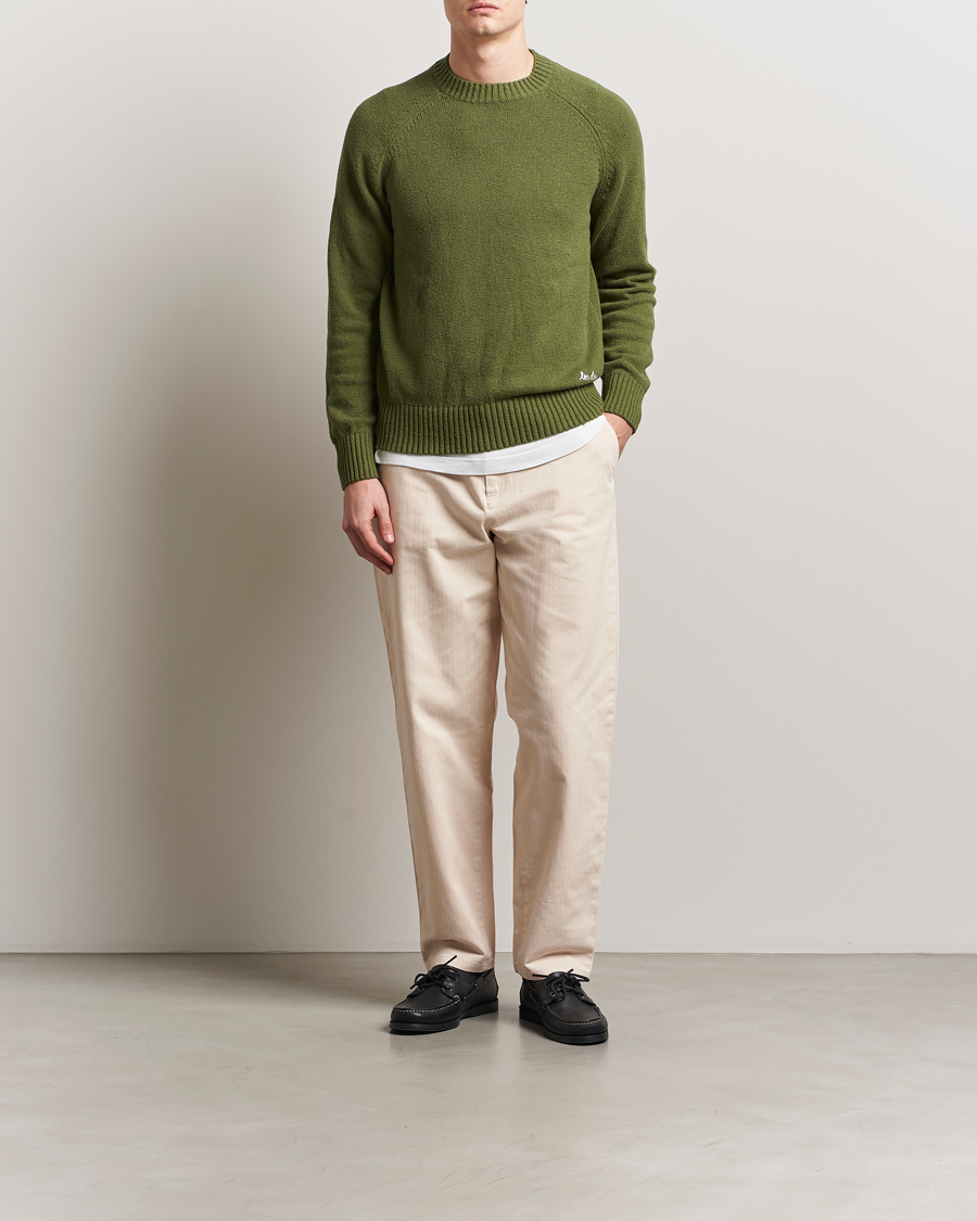 Herren | Pullover | LES DEUX | Brad Knitted Roundneck Chive Green