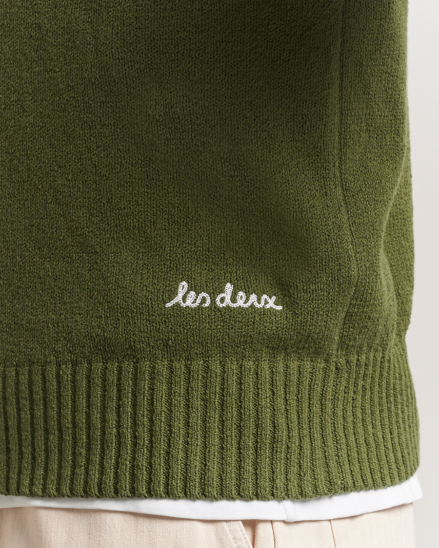 Herren | Pullover | LES DEUX | Brad Knitted Roundneck Chive Green