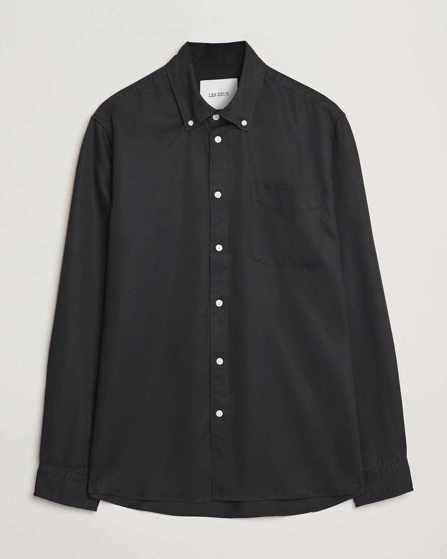 Herren | Hemden | LES DEUX | Kent Tencel Shirt Black