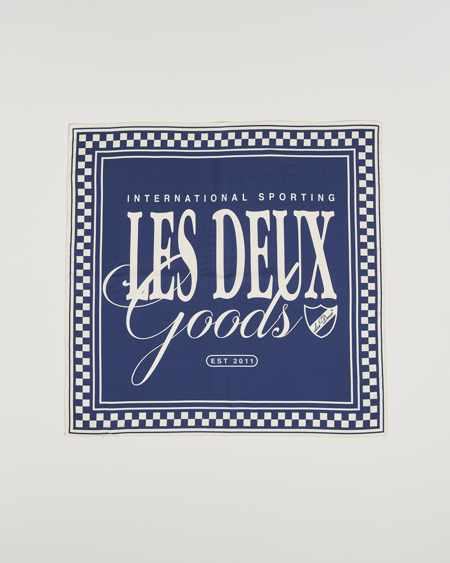Herren | Les Deux Goods Tencel Neckercheif Blue | LES DEUX | Goods Tencel Neckercheif Blue