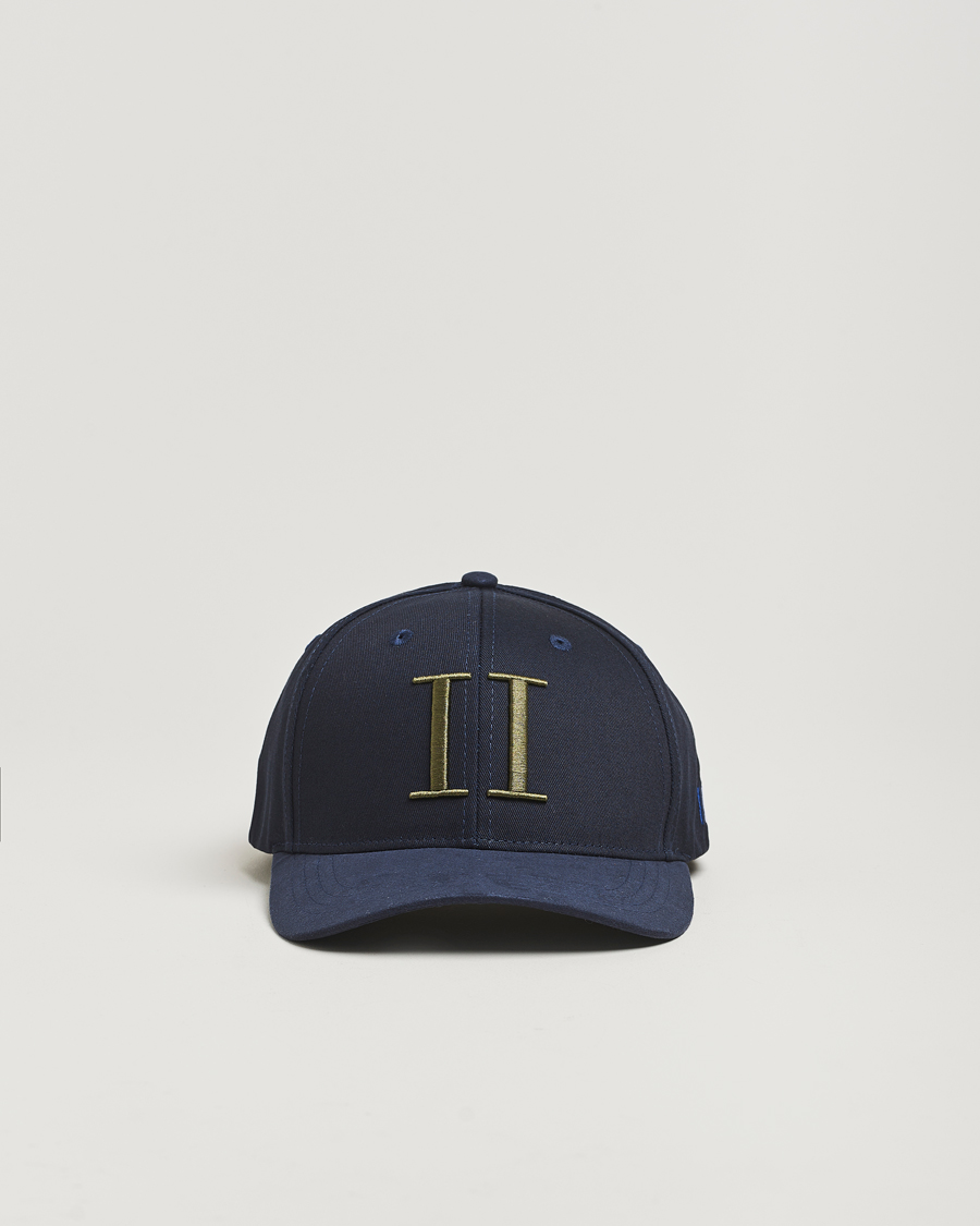 Herren | Les Deux Baseball Cap Suede II Dark Navy | LES DEUX | Baseball Cap Suede II Dark Navy