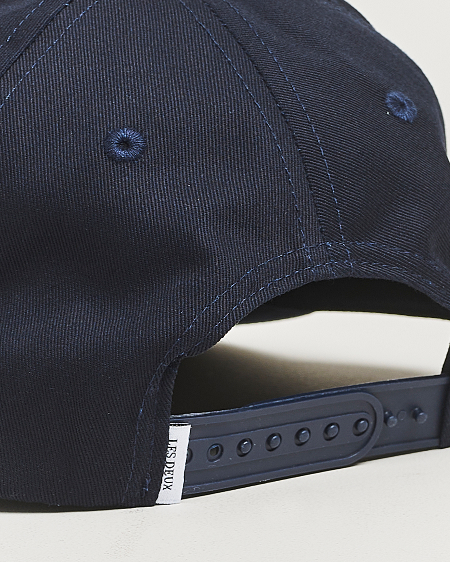 Herren | Les Deux Baseball Cap Suede II Dark Navy | LES DEUX | Baseball Cap Suede II Dark Navy