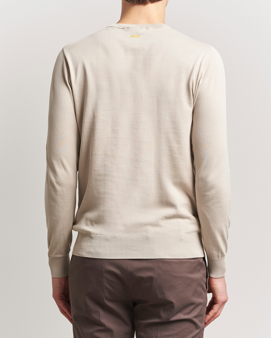 Herren | Pullover | Aspesi | Rib Cotton Crew Neck Beige