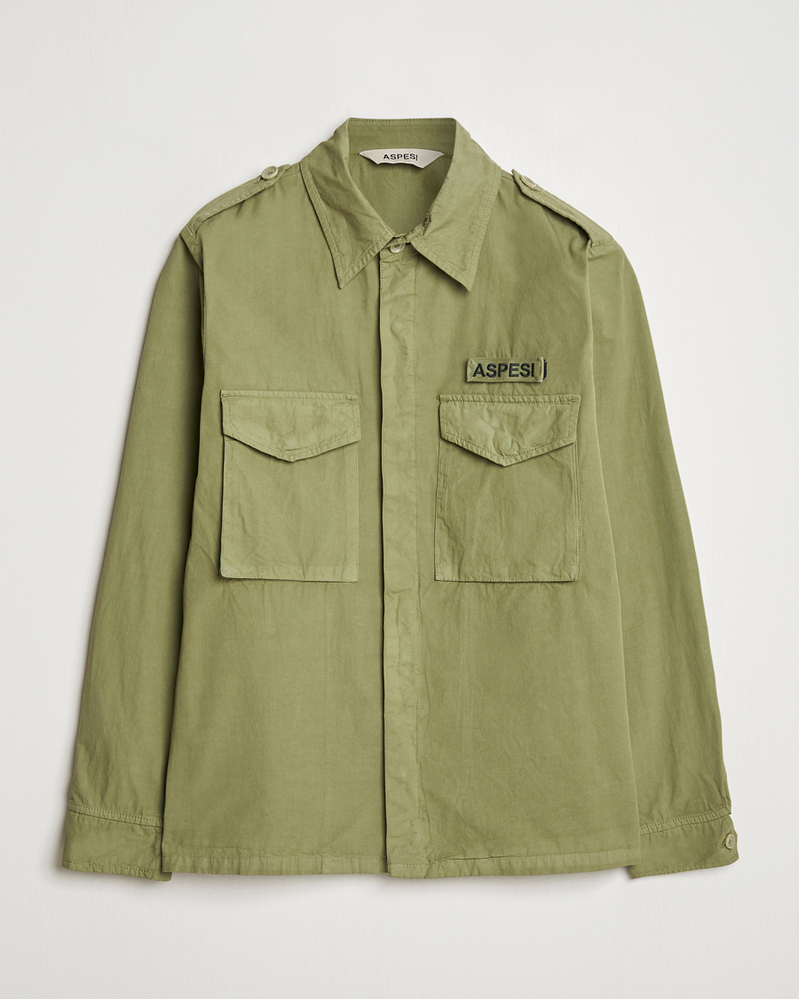 Herren | Jacken | Aspesi | Cotton Field Shirt Military