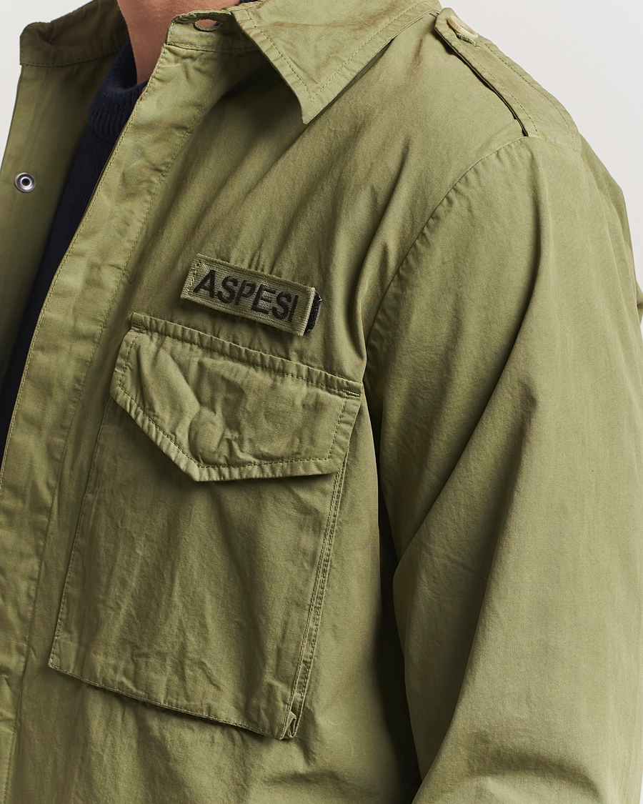 Herren | Jacken | Aspesi | Cotton Field Shirt Military