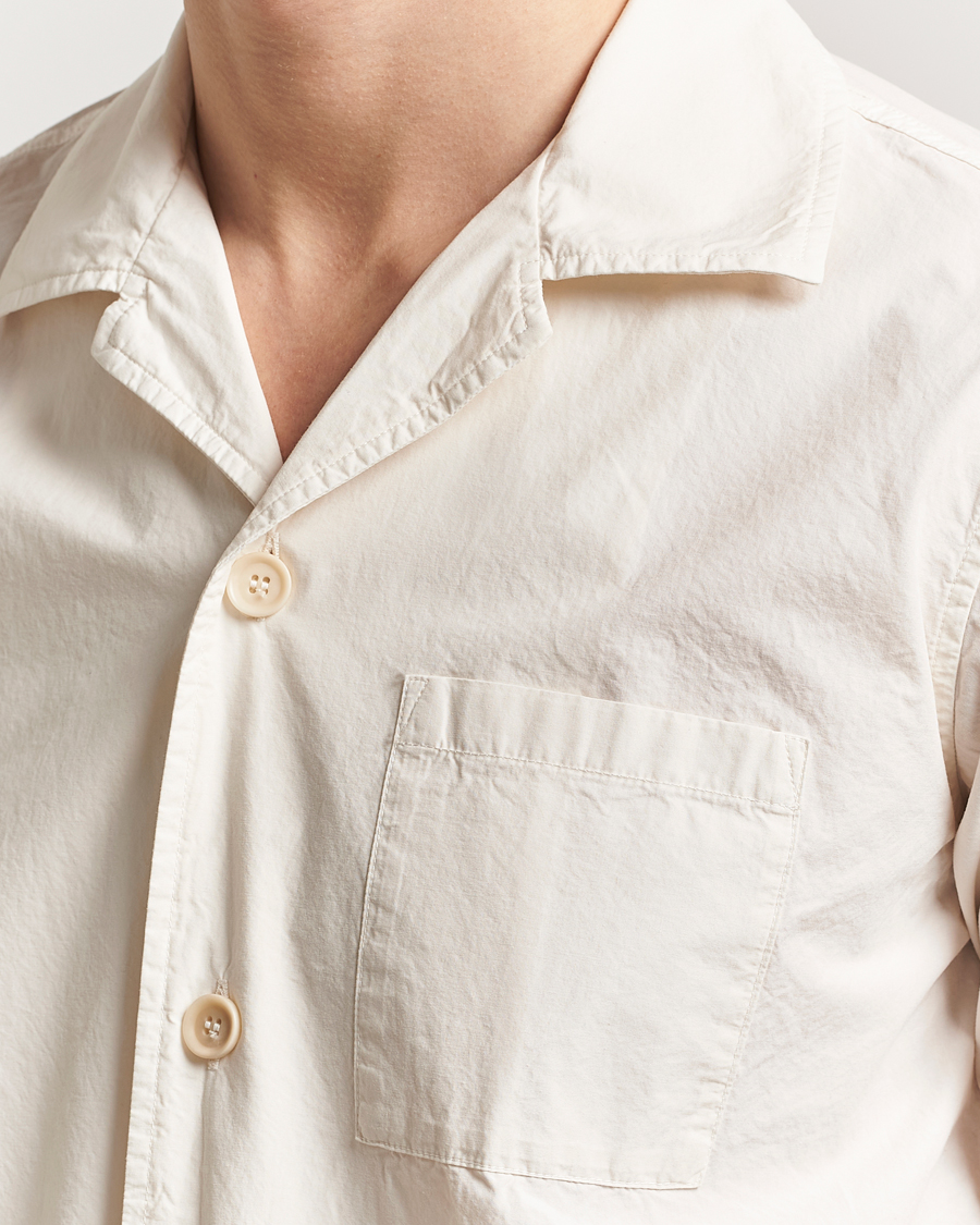 Herren | Hemden | Aspesi | Short Sleeve Utility Shirt Light Beige
