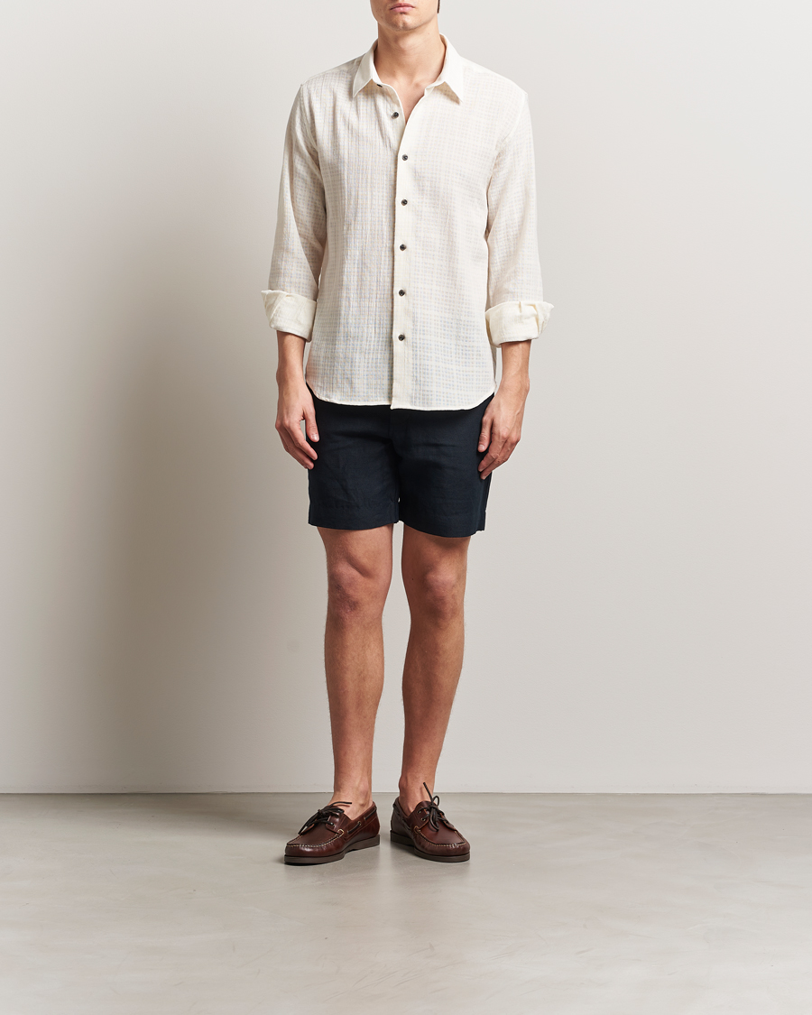Herren | Hemden | Peregrine | Cotton Resort Shirt White