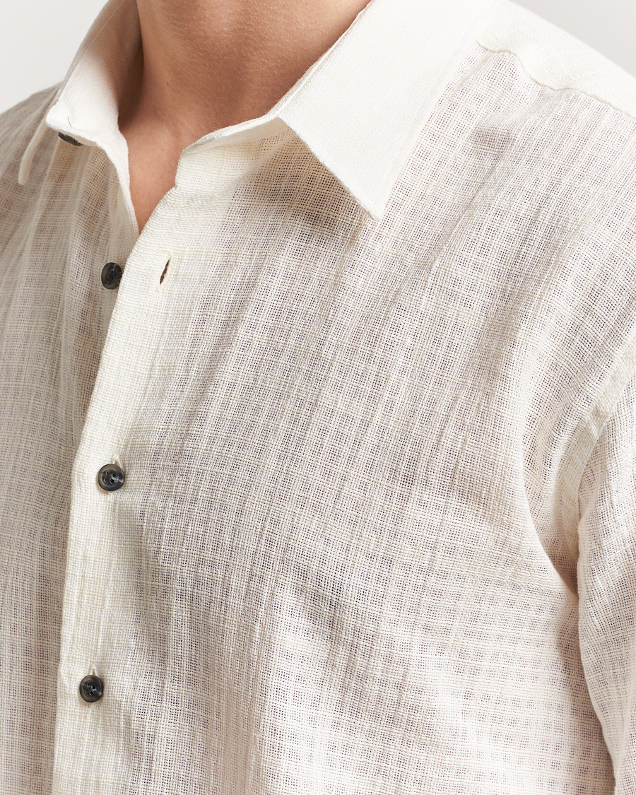 Herren | Hemden | Peregrine | Cotton Resort Shirt White