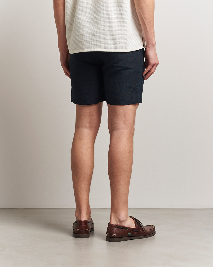 Herren | Shorts | Peregrine | Grange Linen Shorts Navy