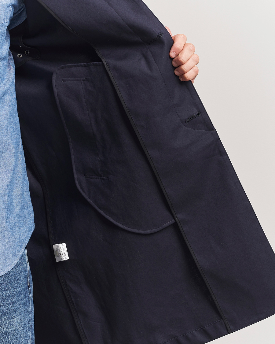 Herren | Jacken | Mackintosh | Dunkeld Car Coat Navy