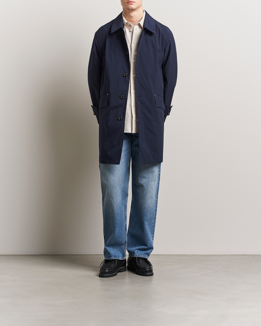 Herren | Jacken | Mackintosh | Humbie GTS Car Coat Navy