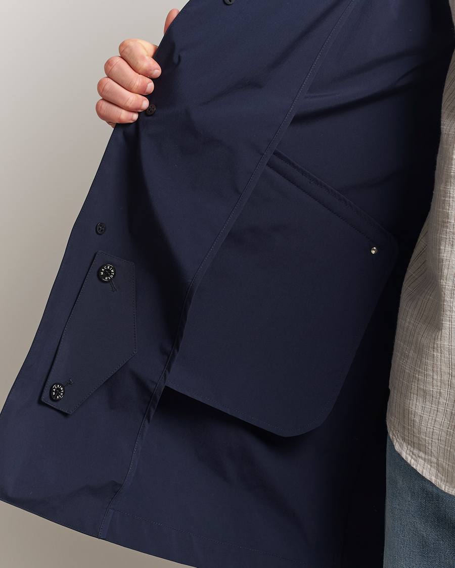 Herren | Jacken | Mackintosh | Humbie GTS Car Coat Navy