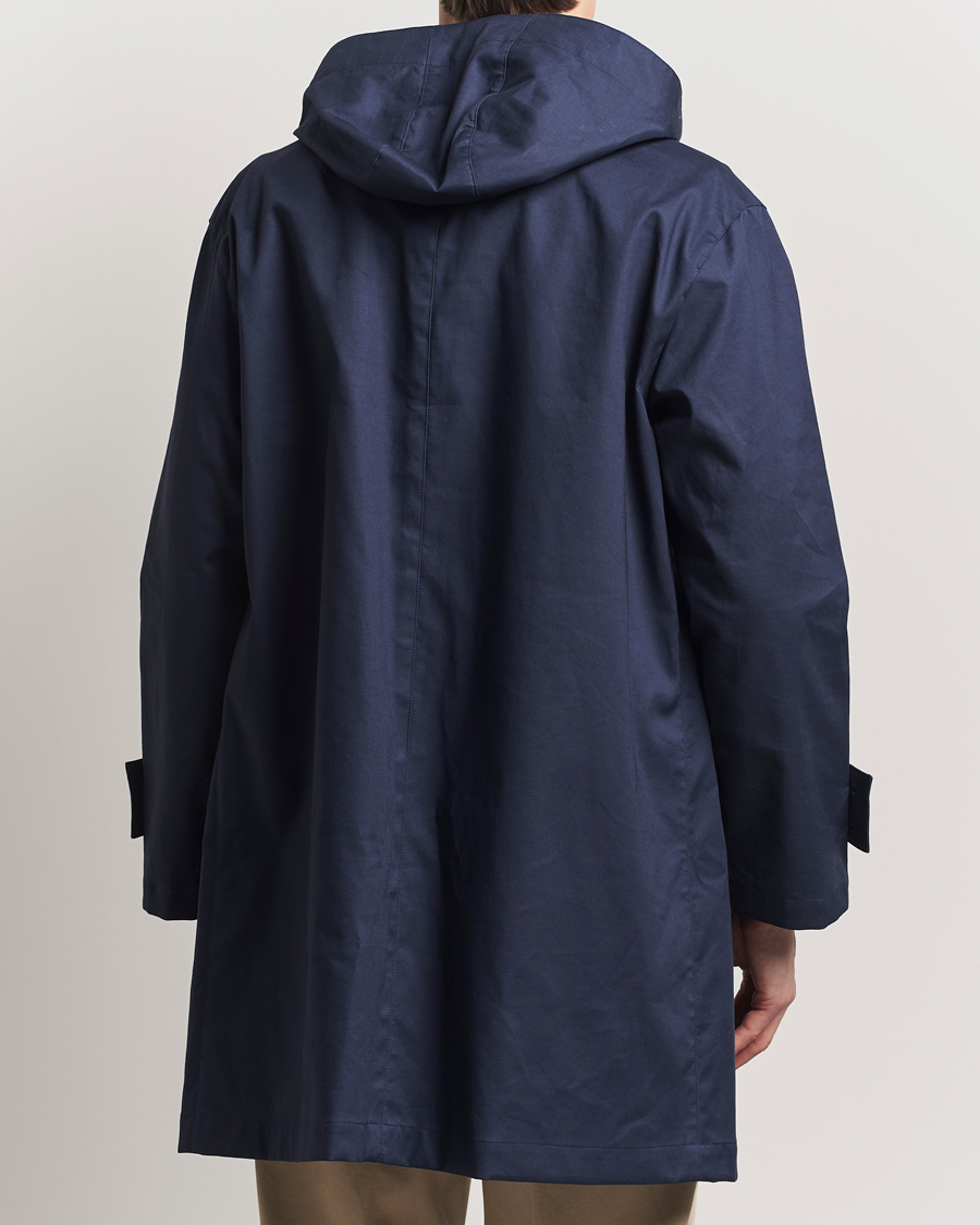 Herren | Jacken | Mackintosh | Humbie GTS Hooded Car Coat Navy