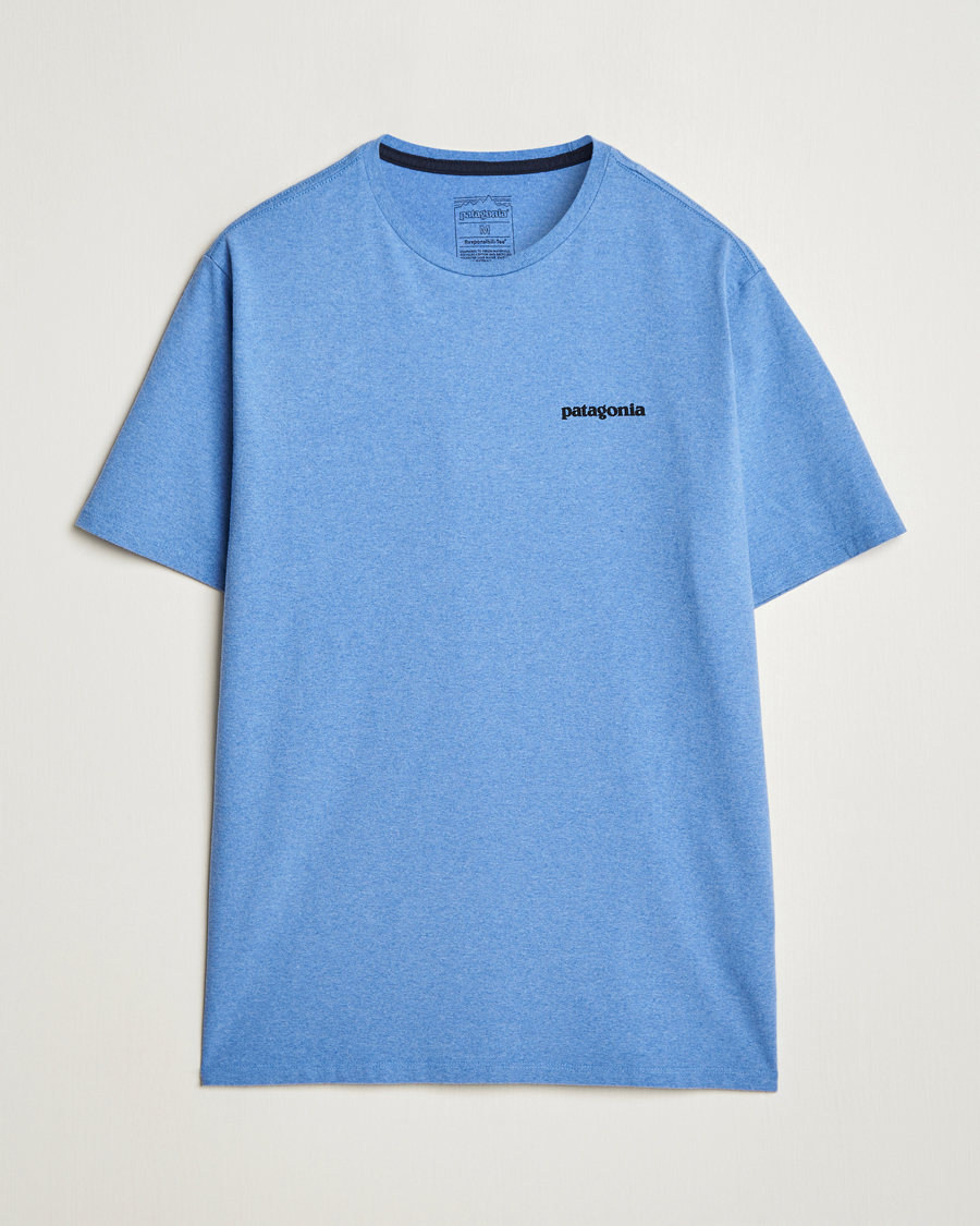 Herren | T-Shirts | Patagonia | P-6 Logo T-Shirt Abudant Blue