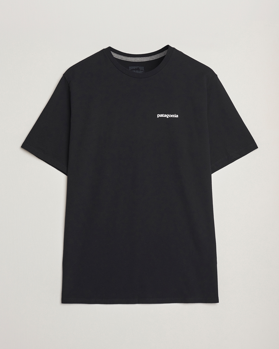 Herren | T-Shirts | Patagonia | P-6 Logo T-Shirt Black