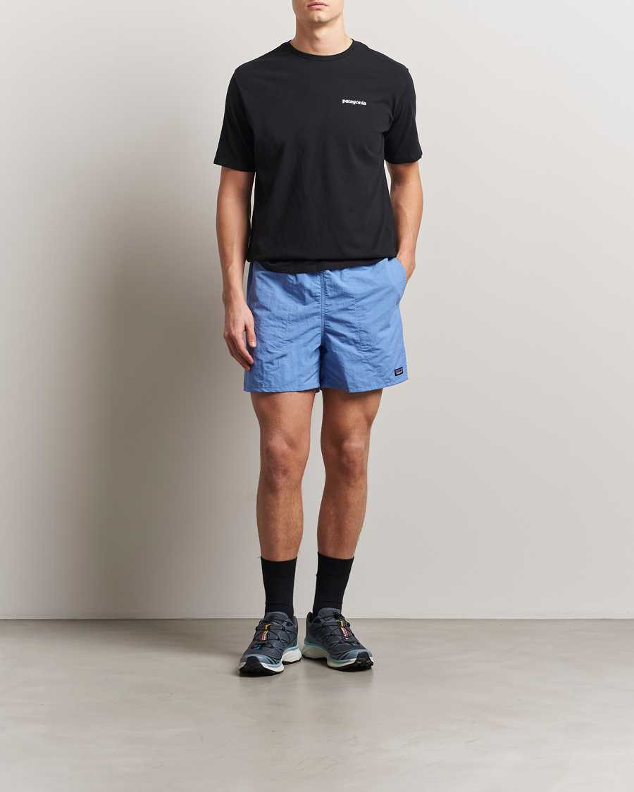 Herren | T-Shirts | Patagonia | P-6 Logo T-Shirt Black