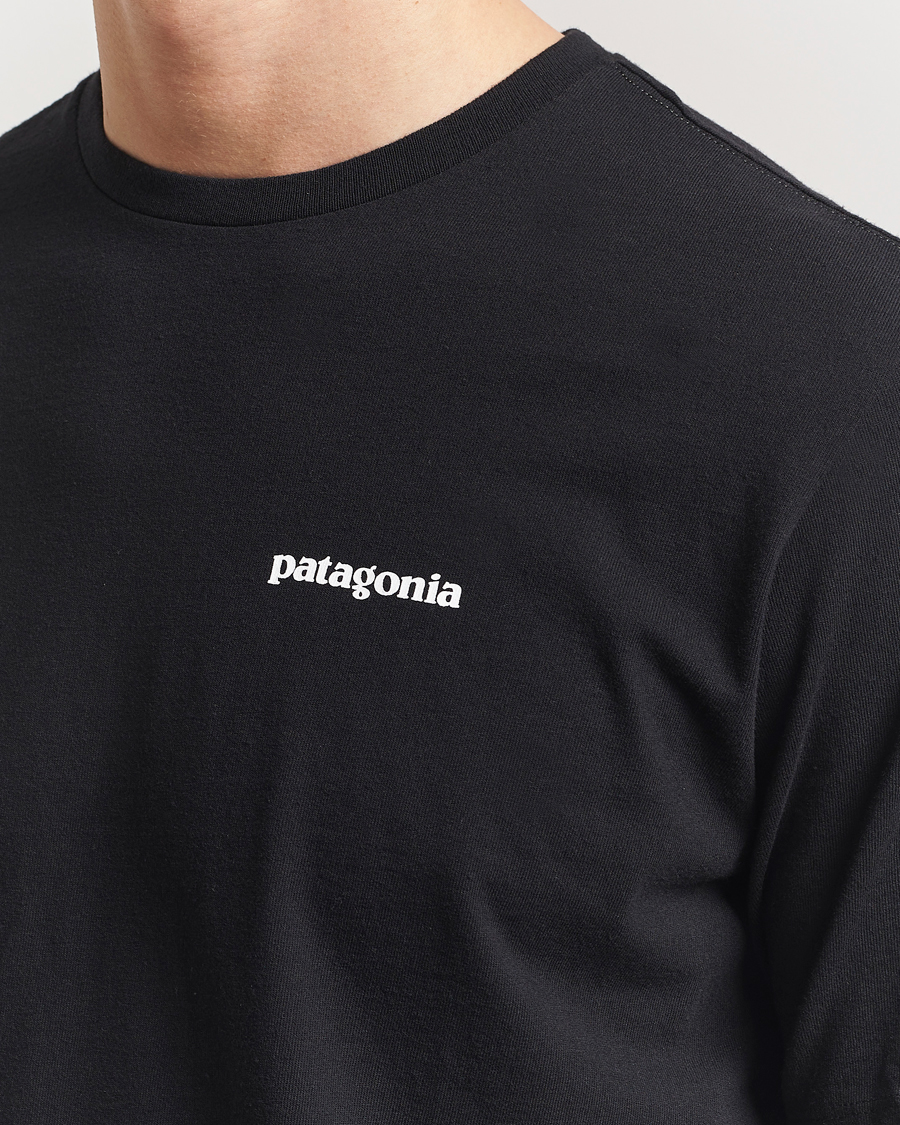 Herren | T-Shirts | Patagonia | P-6 Logo T-Shirt Black