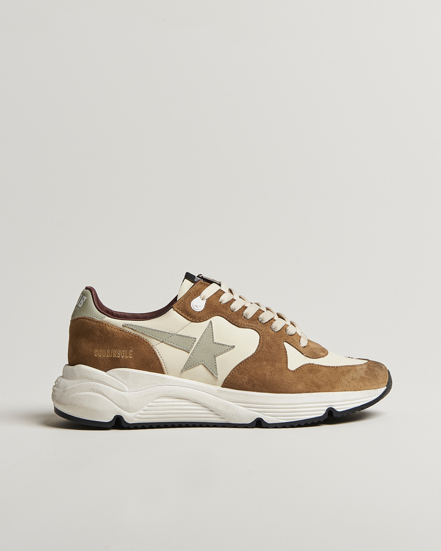 Herren | Golden Goose Running Sole Sneakers White/Brown | Golden Goose | Running Sole Sneakers White/Brown