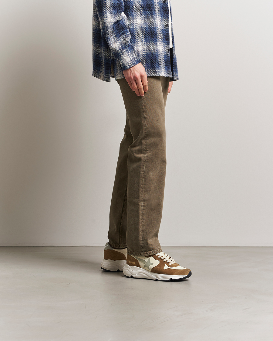 Herren | Golden Goose Running Sole Sneakers White/Brown | Golden Goose | Running Sole Sneakers White/Brown