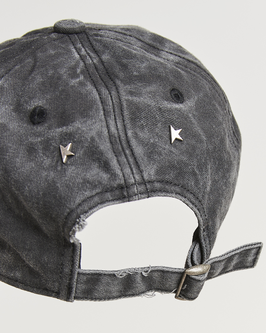 Herren | Golden Goose Cotton Twill Baseball Cap Anthracite | Golden Goose | Cotton Twill Baseball Cap Anthracite