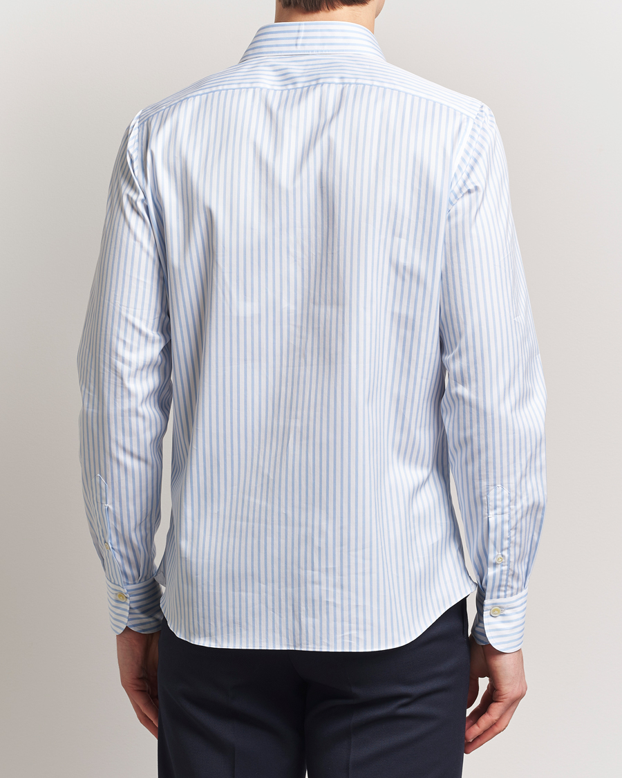 Herren | Hemden | Finamore Napoli | Porto Popover Shirt Light Blue