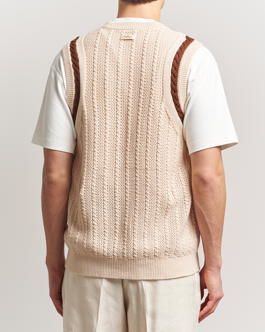 Herren | Pullover | Drôle de Monsieur | Knitted Vest Cream