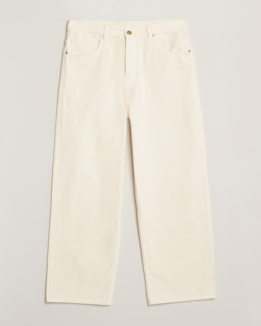 Herren | Jeans | Drôle de Monsieur | Wide Fit Jeans Off White