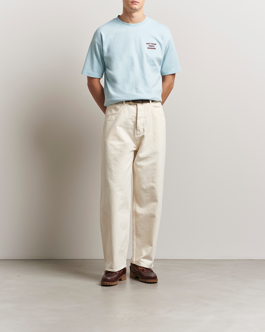 Herren | Jeans | Drôle de Monsieur | Wide Fit Jeans Off White