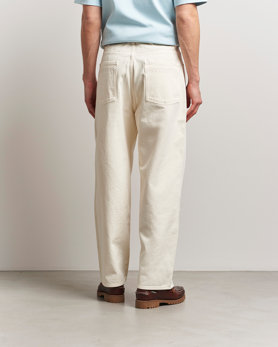 Herren | Jeans | Drôle de Monsieur | Wide Fit Jeans Off White