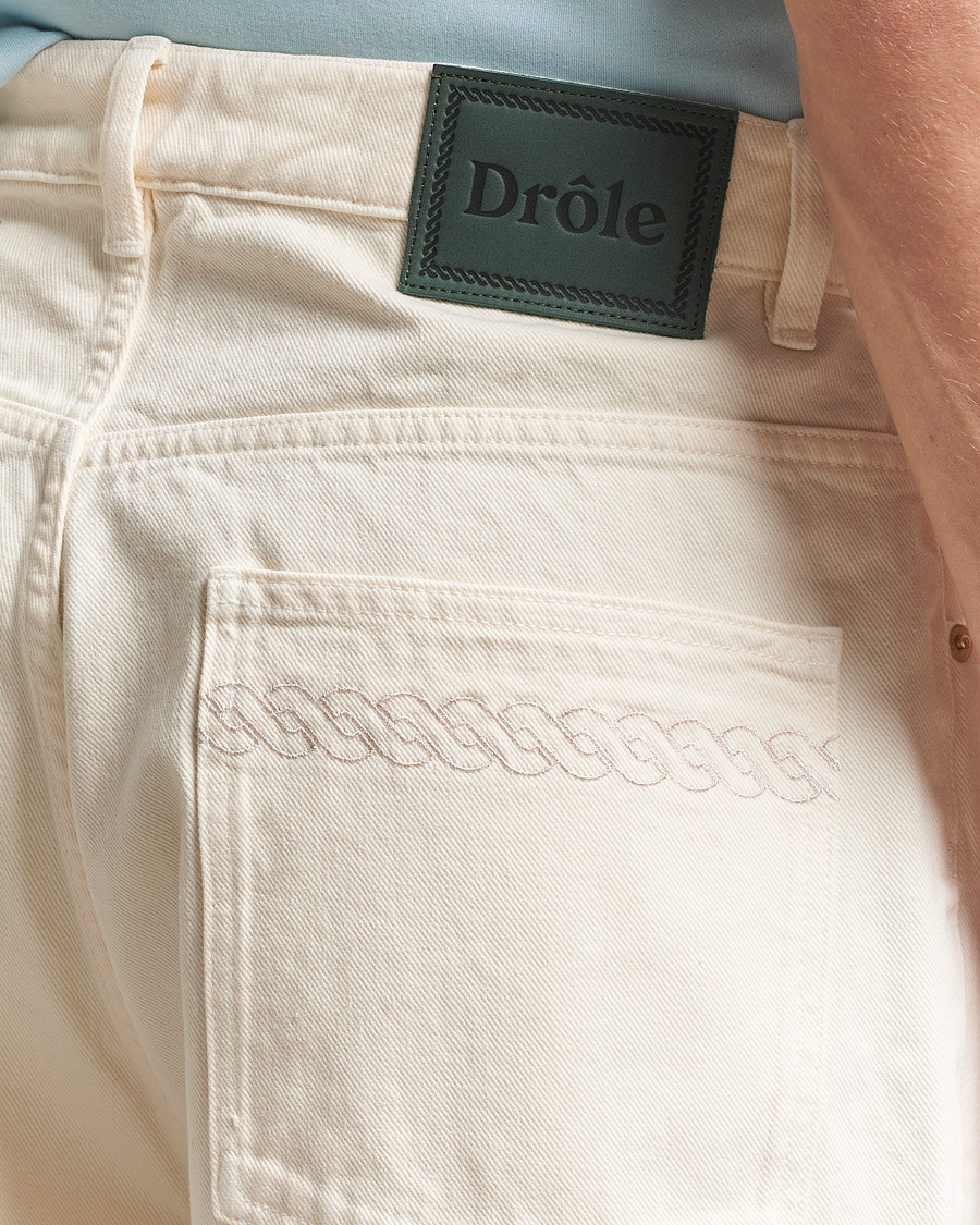 Herren | Jeans | Drôle de Monsieur | Wide Fit Jeans Off White