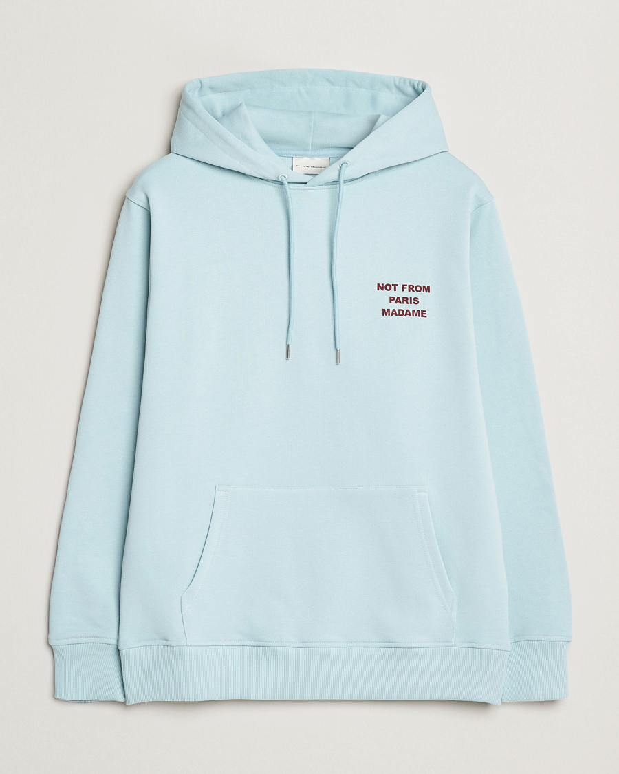 Herren | Pullover | Drôle de Monsieur | Slogan Hoodie Light Blue