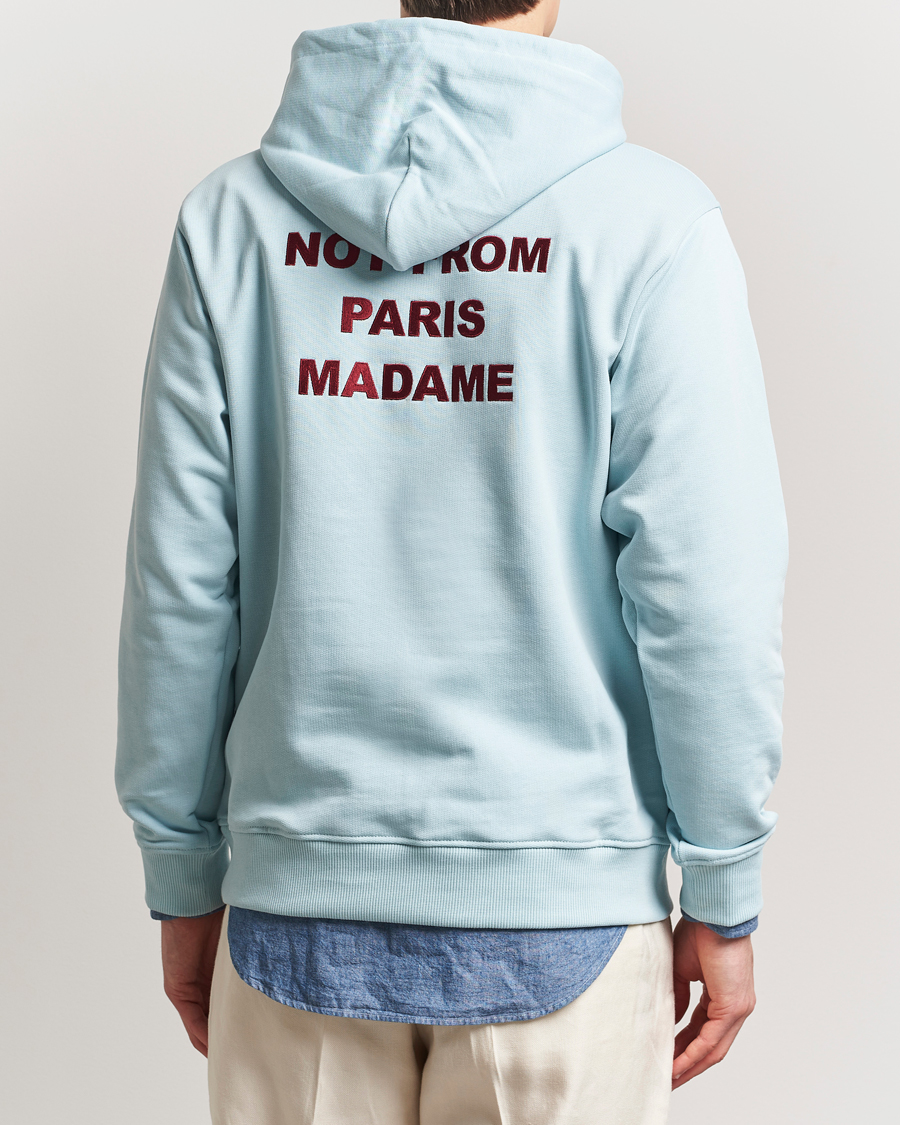 Herren | Pullover | Drôle de Monsieur | Slogan Hoodie Light Blue
