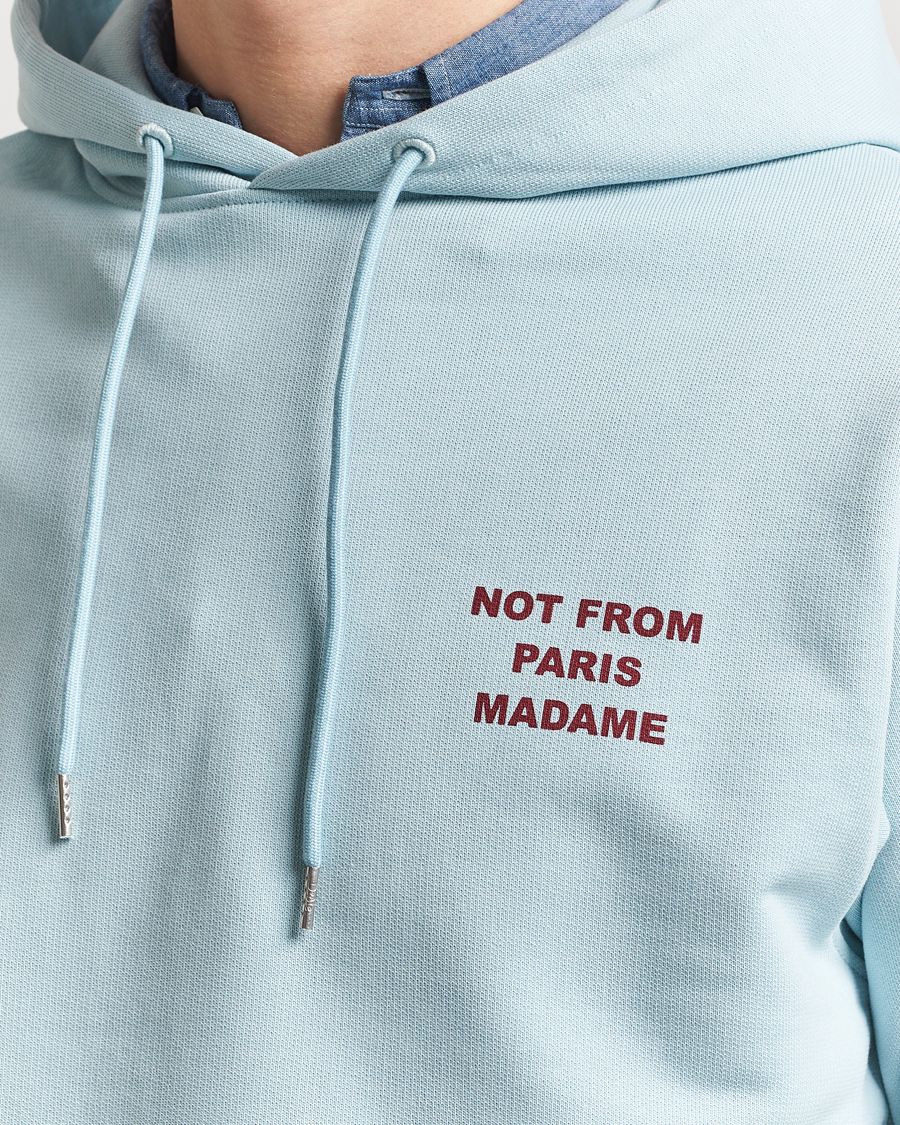 Herren | Pullover | Drôle de Monsieur | Slogan Hoodie Light Blue
