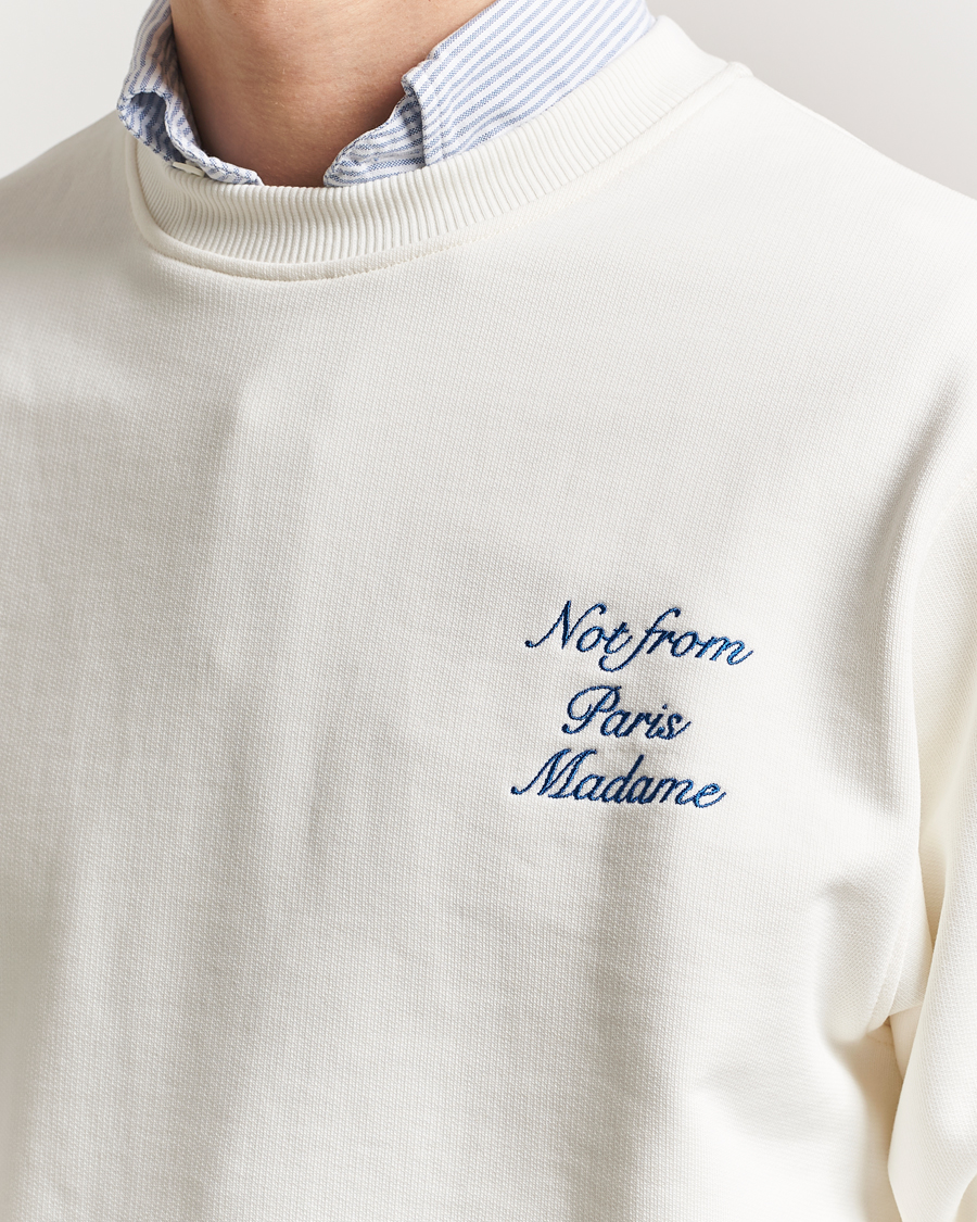 Herren | Pullover | Drôle de Monsieur | Slogan Sweatshirt Off White
