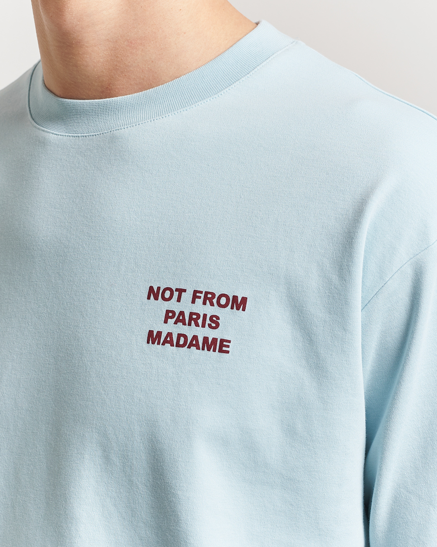 Herren | T-Shirts | Drôle de Monsieur | Slogan T-Shirt Light Blue