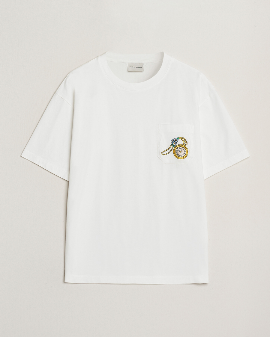 Herren | T-Shirts | Drôle de Monsieur | Gousset T-Shirt Off White