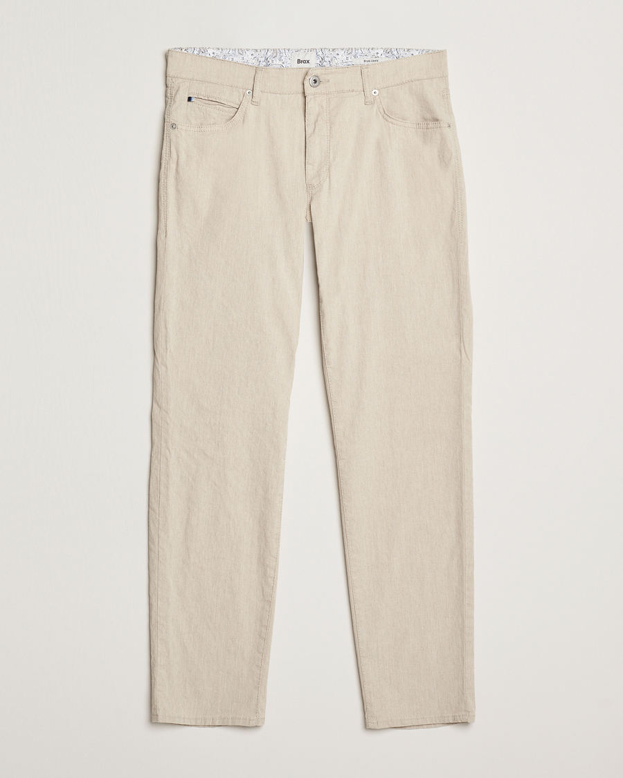 Herren | Hosen | Brax | Cadiz Linen-Flex 5-Pocket Pants Beach