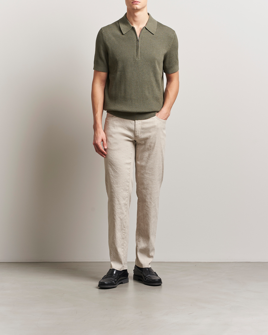 Herren | Hosen | Brax | Cadiz Linen-Flex 5-Pocket Pants Beach