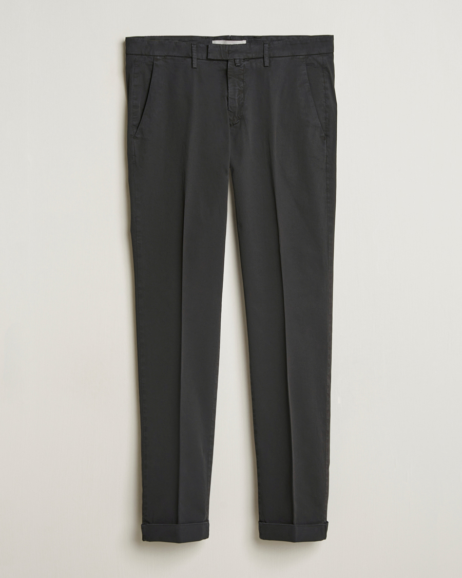 Herren | Hosen | Briglia 1949 | Slim Fit Cotton Chinos Black
