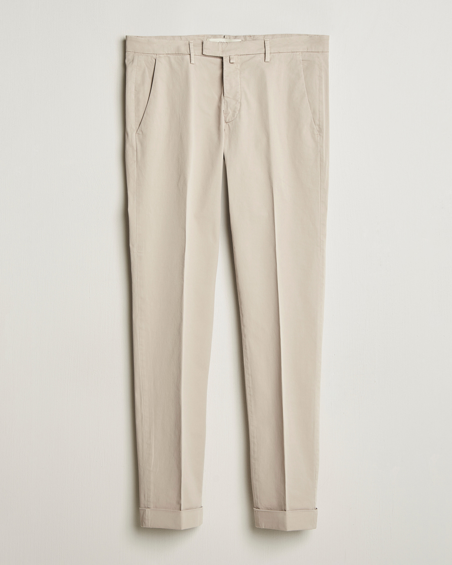 Herren | Hosen | Briglia 1949 | Slim Fit Cotton Chinos Beige