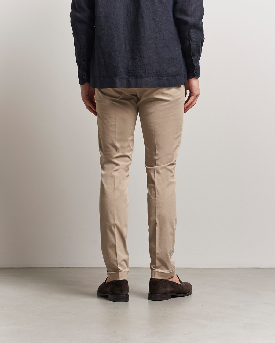 Herren | Hosen | Briglia 1949 | Slim Fit Cotton Chinos Taupe