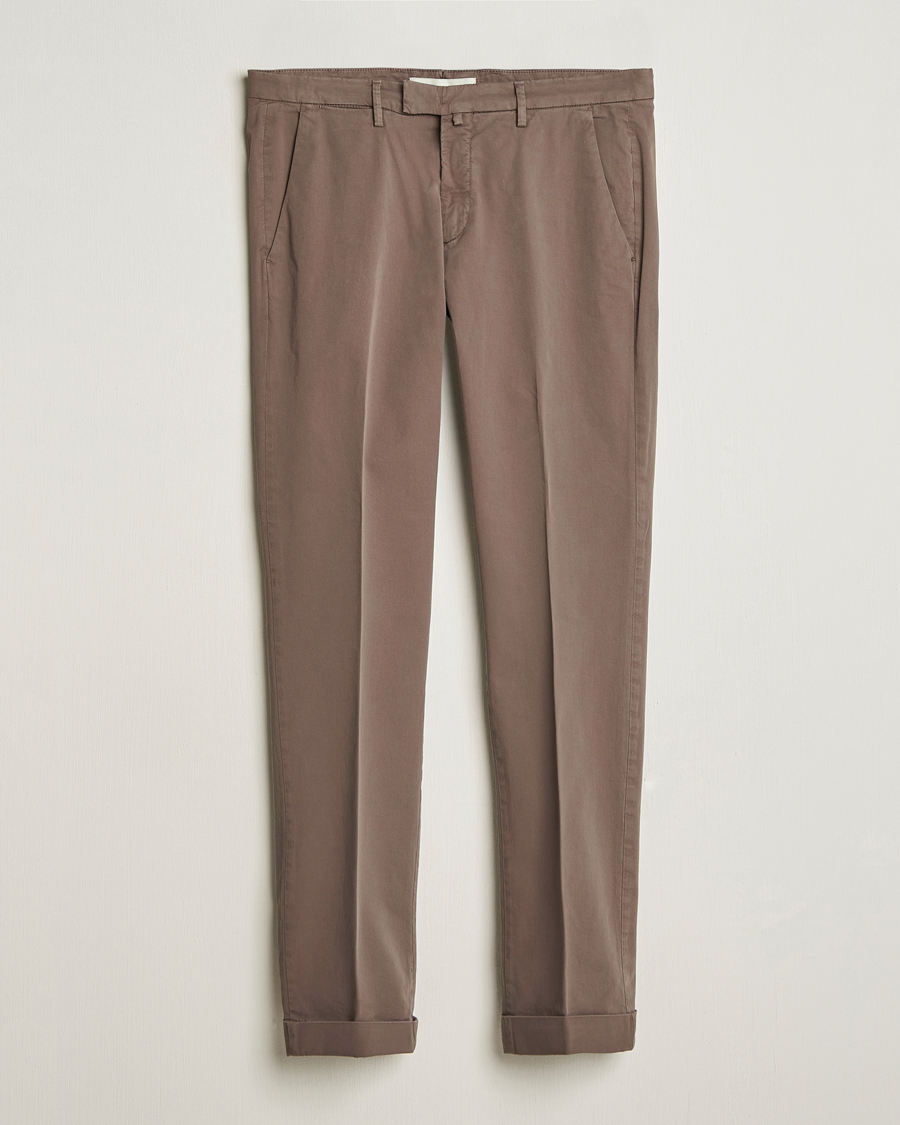 Herren | Hosen | Briglia 1949 | Slim Fit Cotton Chinos Brown