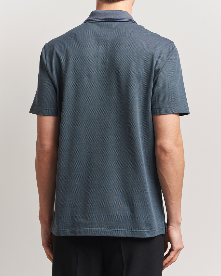 Herren | Poloshirts | Brioni | Short Sleeve Cotton Piquet Polo Green