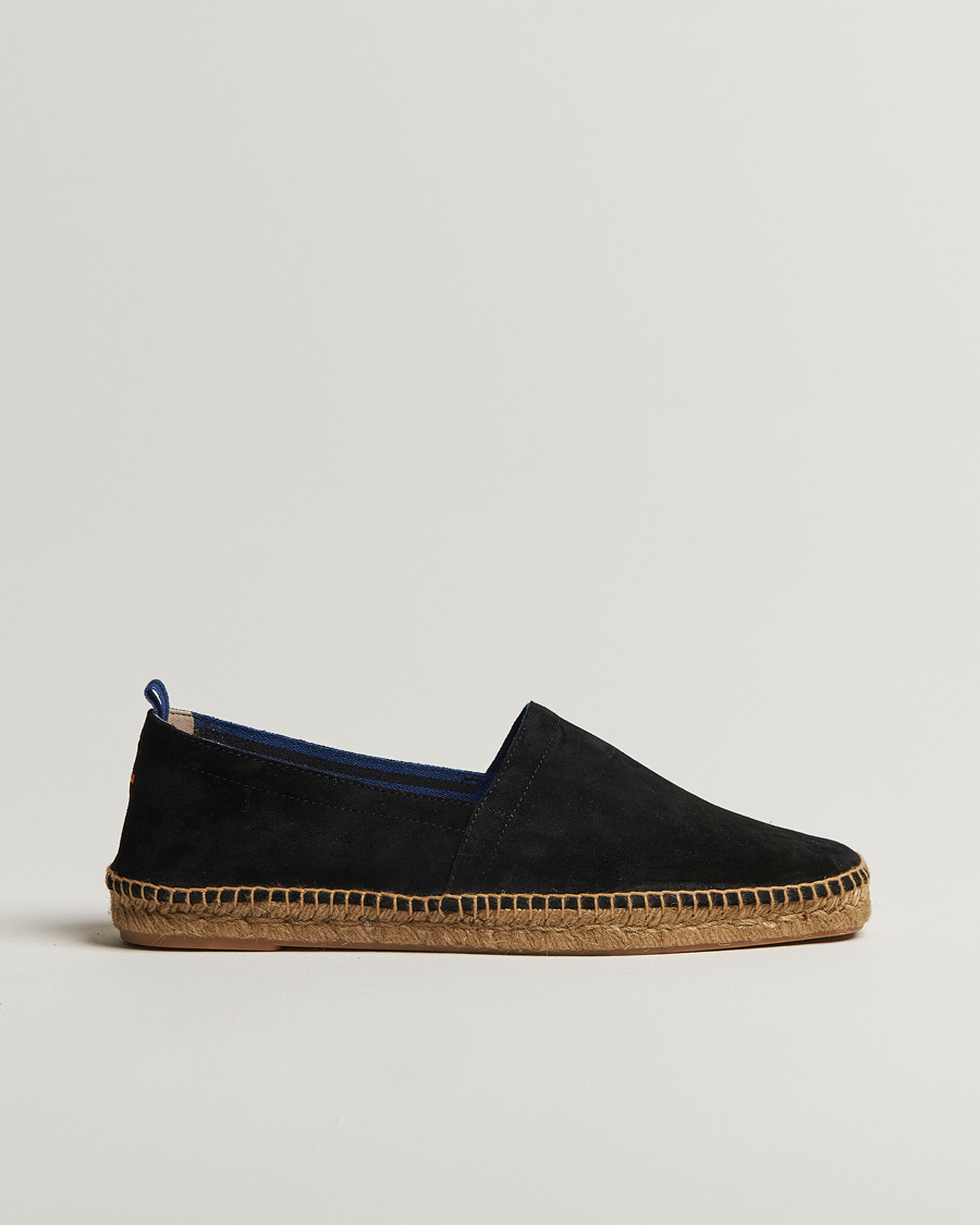 Herren | Espadrillo | Castañer | Pablo Casual Suede Espadrilles Negro