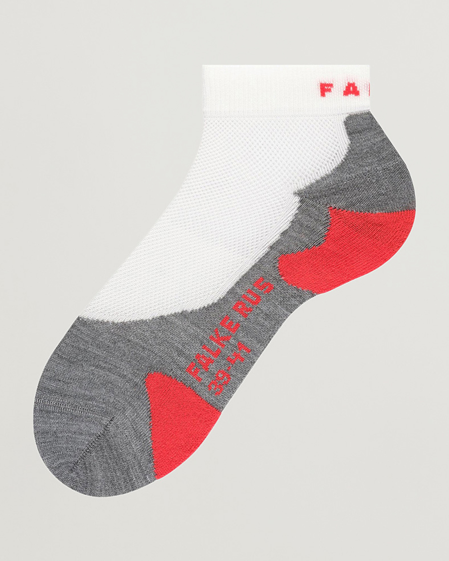 Herren | Unterwäsche | Falke Sport | RU5 Race Short Socks White Mix