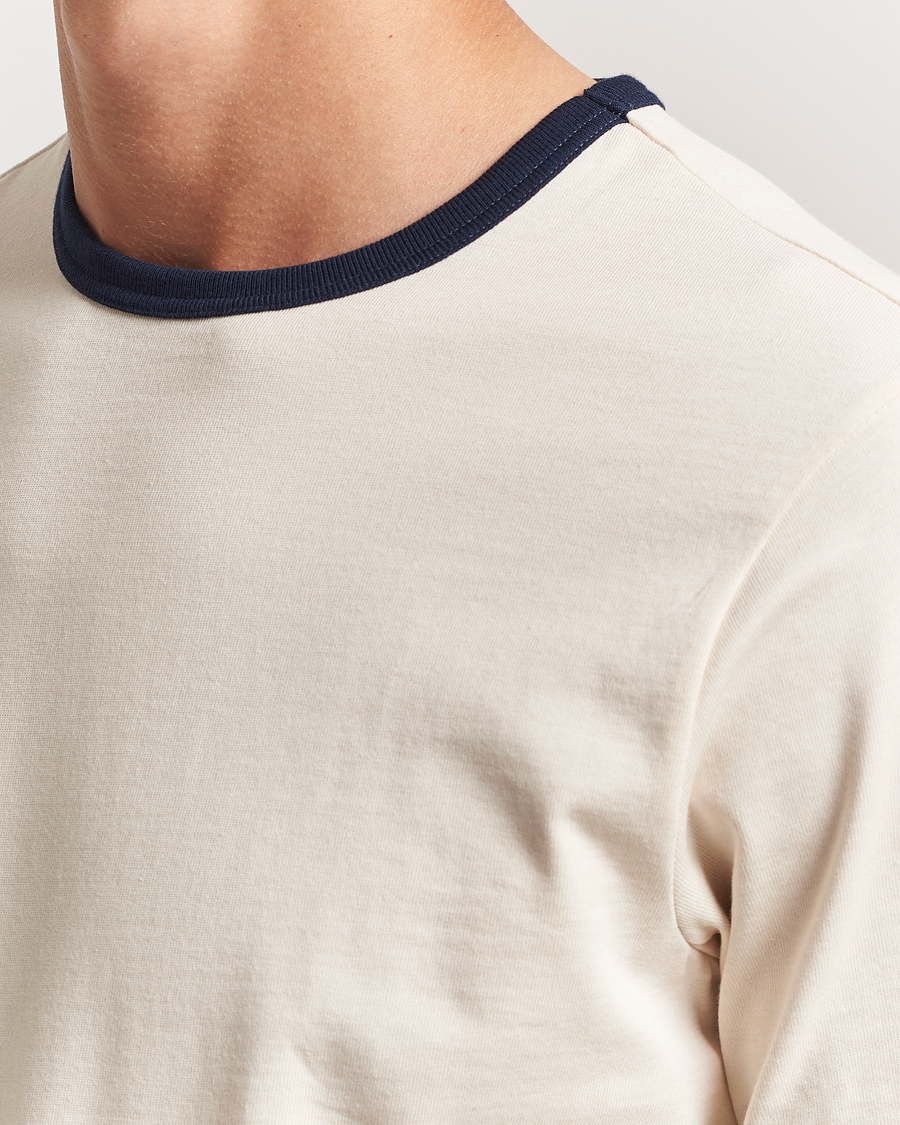 Herren | T-Shirts | Merz b. Schwanen | Classic Fit T-Shirt Nature/Ink