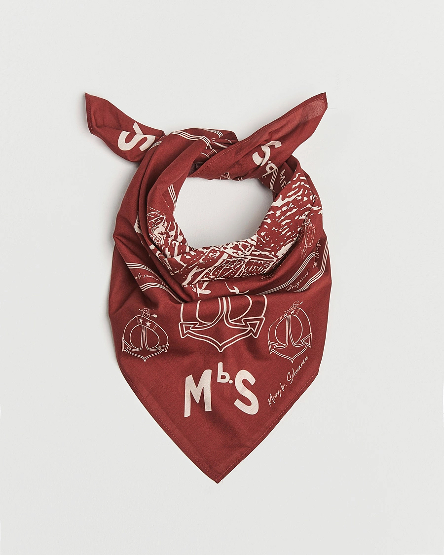 Herren | Merz b. Schwanen Cotton Bandana Chestnut | Merz b. Schwanen | Cotton Bandana Chestnut